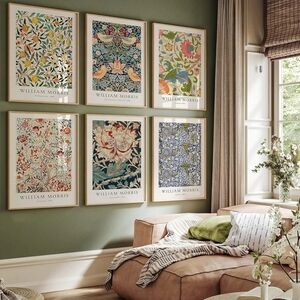 William Morris 6 Prints 8.5x11